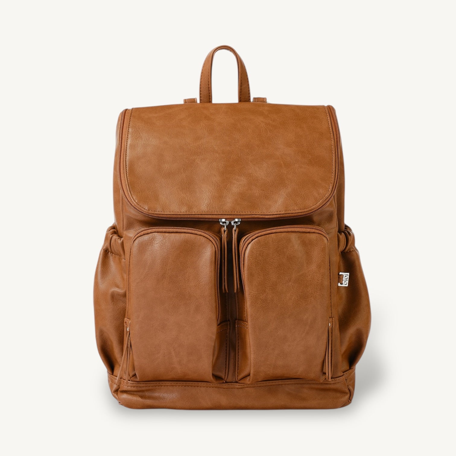 Oi Oi Signature Nappy Backpack - Tan Vegan