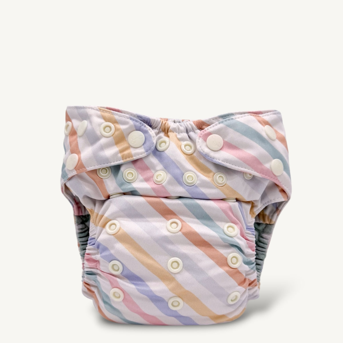 Rainbow Stripe 2.0 Modern Cloth Nappy