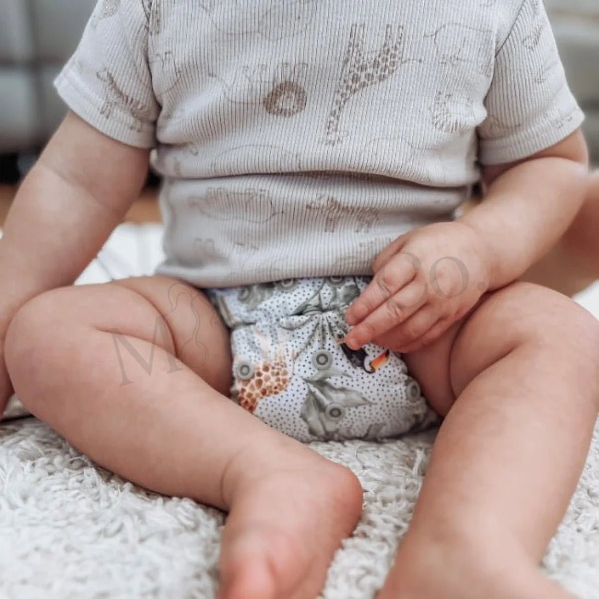 Animal Dots 2.0 Modern Cloth Nappy - Mimi & Co