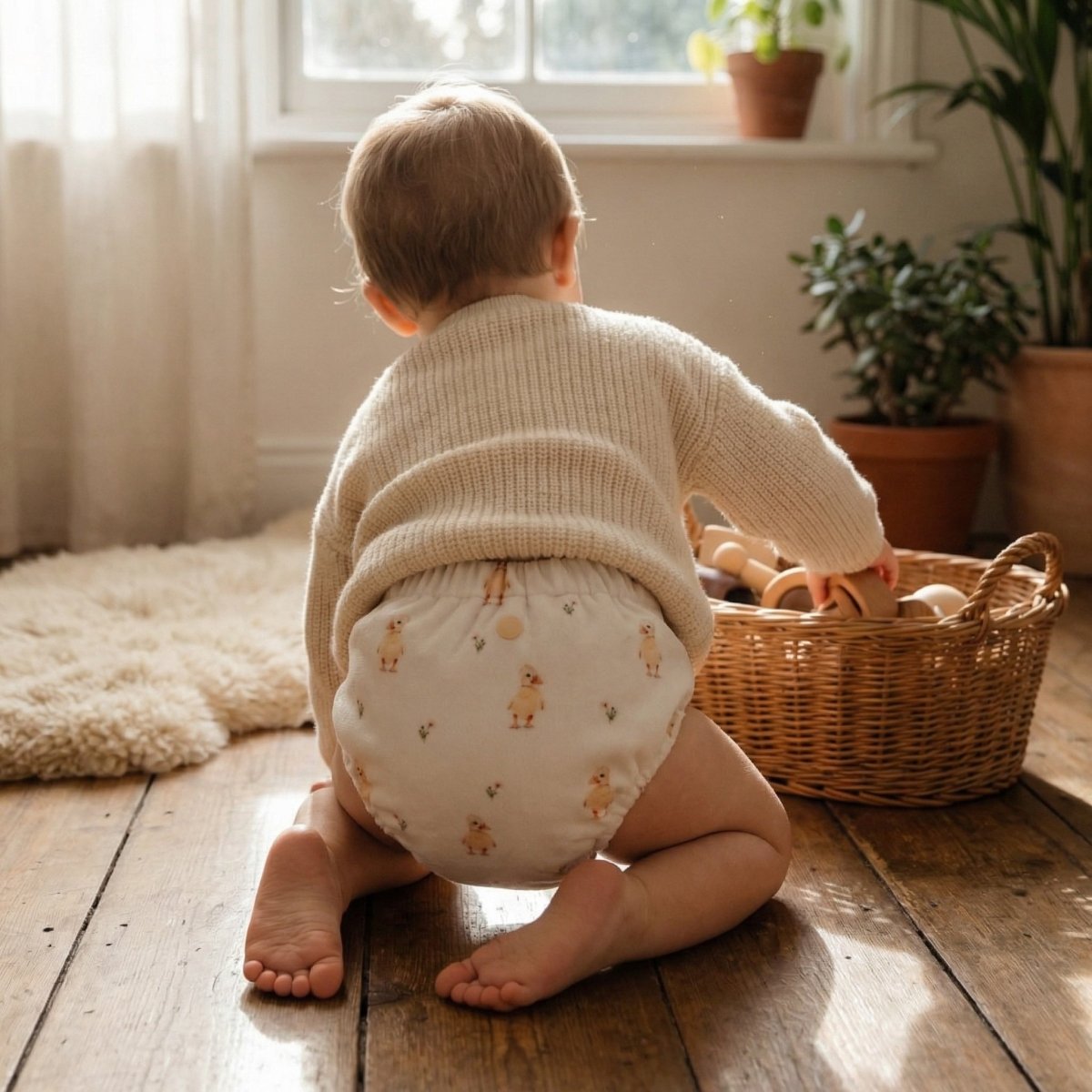 Average Wetter Night Nappy | Baby Duck - Mimi & Co