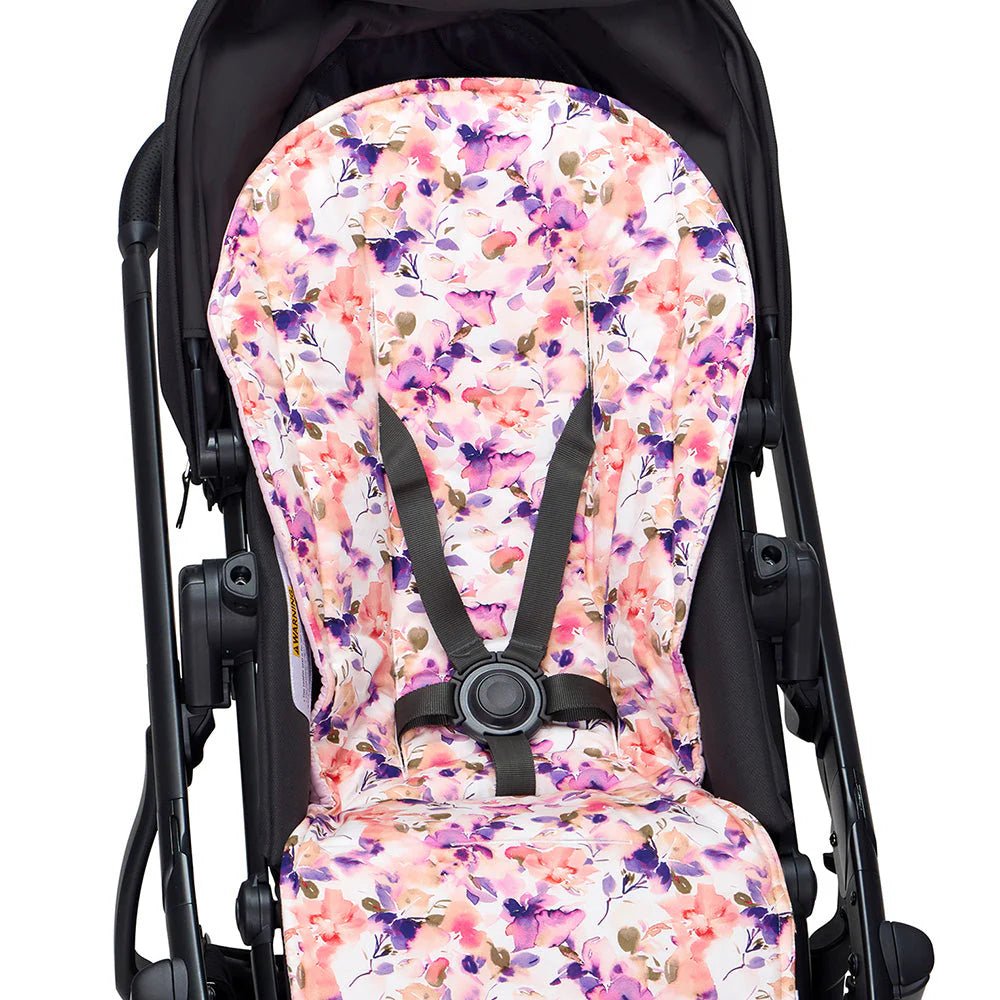 Blushing Beauty Universal Organic Pram Liner - Mimi & Co