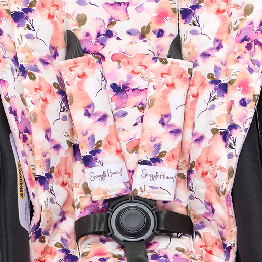 Blushing Beauty Universal Reversible Pram Strap Covers - Mimi & Co