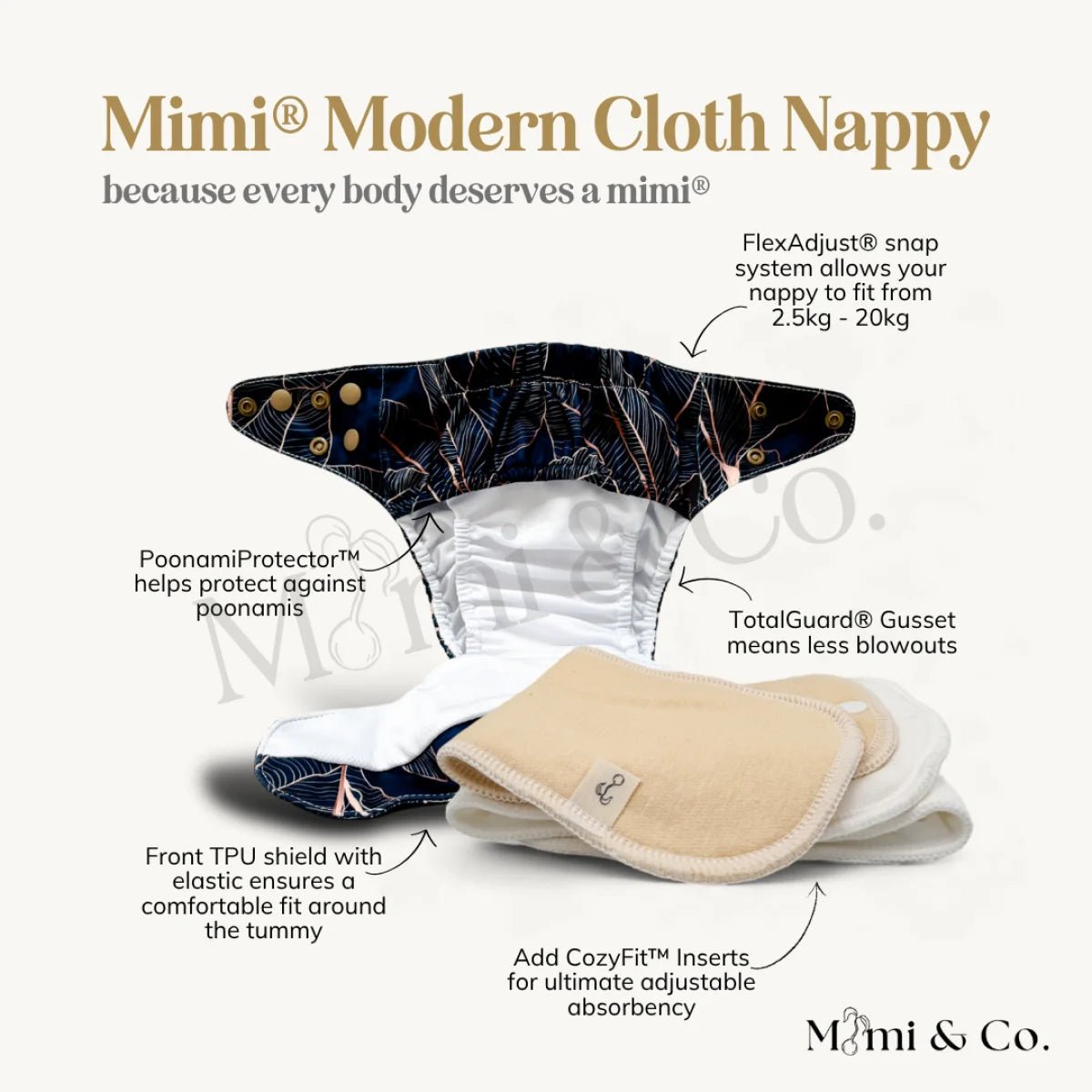 Butter 2.0 Modern Cloth Nappy - Mimi & Co