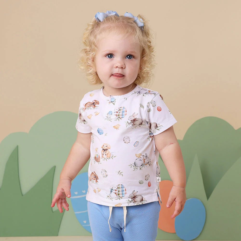 Flopsy Bunnies Organic Short Sleeve Top - Mimi & Co