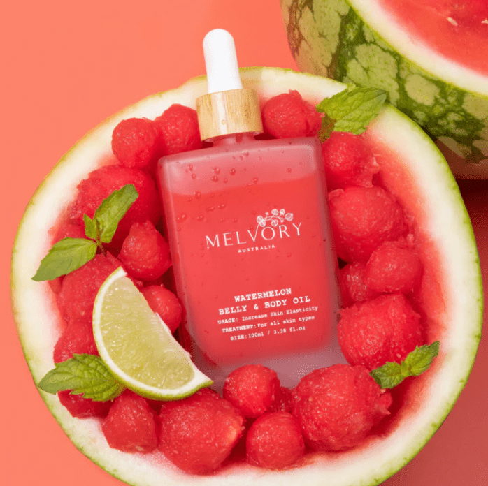 Melvory Watermelon Belly & Body Oil - Mimi & Co