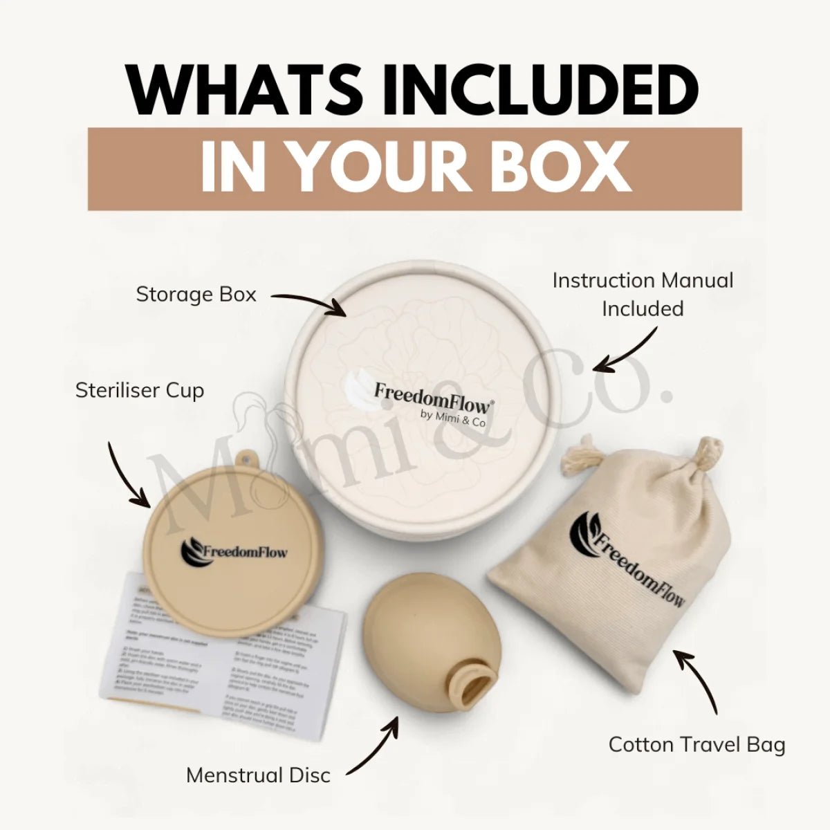 Mimi & Co Reusable Mimi® Menstrual Disc Cup - Mimi & Co