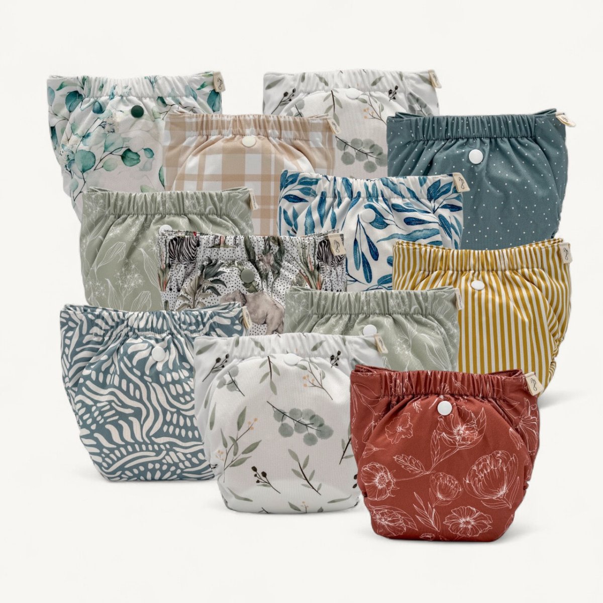 Modern Cloth Nappy - 12 Bundle & Save - Mimi & Co