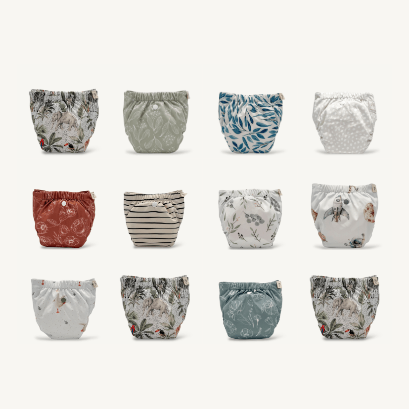 Modern Cloth Nappy - 12 Bundle & Save - Mimi & Co
