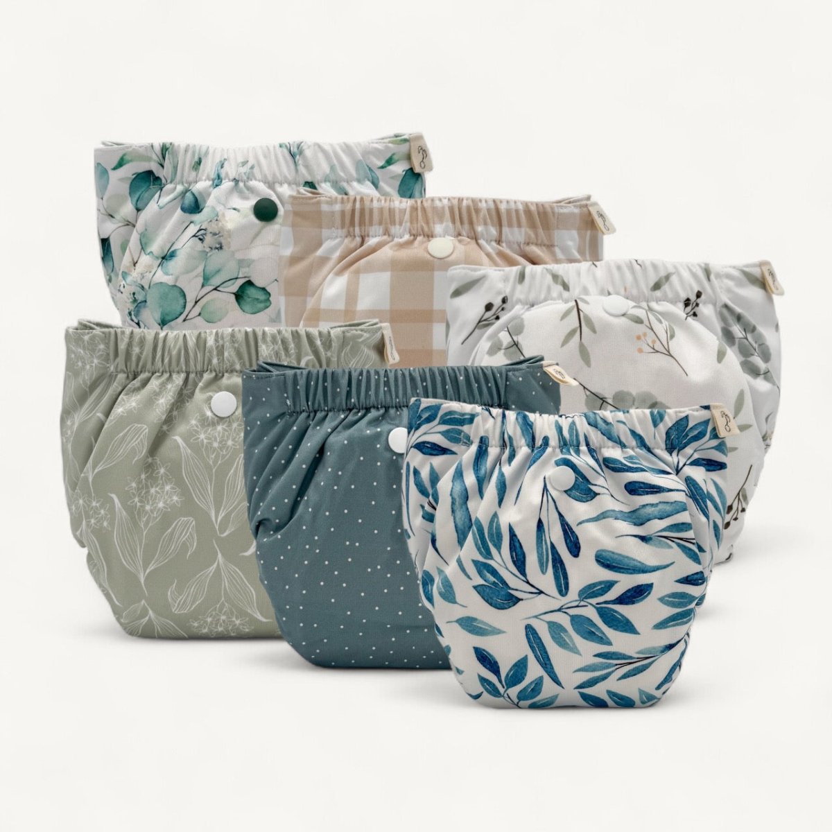 Modern Cloth Nappy - 6 Bundle - Mimi & Co