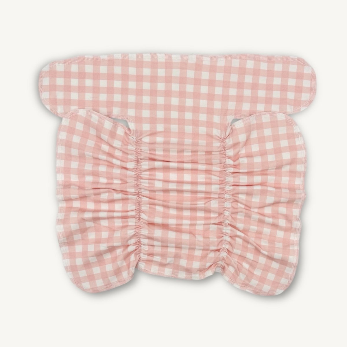 Newborn Cotton Preflat | Pink Gingham - Mimi & Co