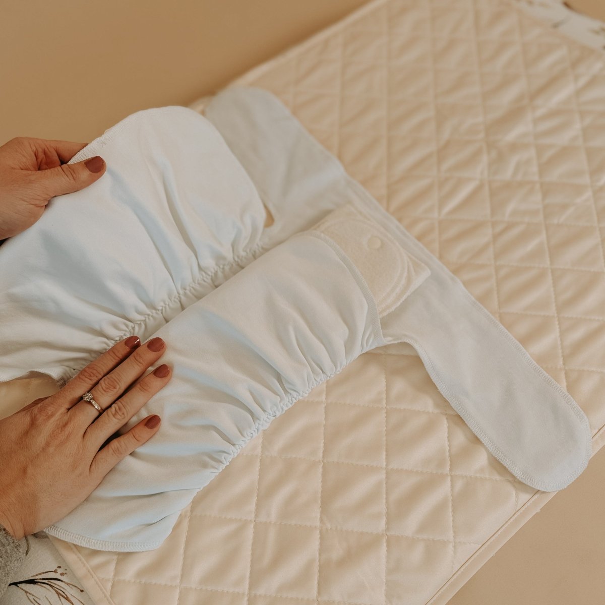 One - Size Organic Cotton Preflat - Mimi & Co