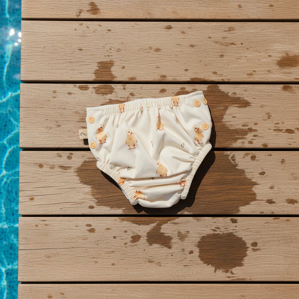 One - Size Reusable Mimi® Swim Nappy | Baby Duck - Mimi & Co