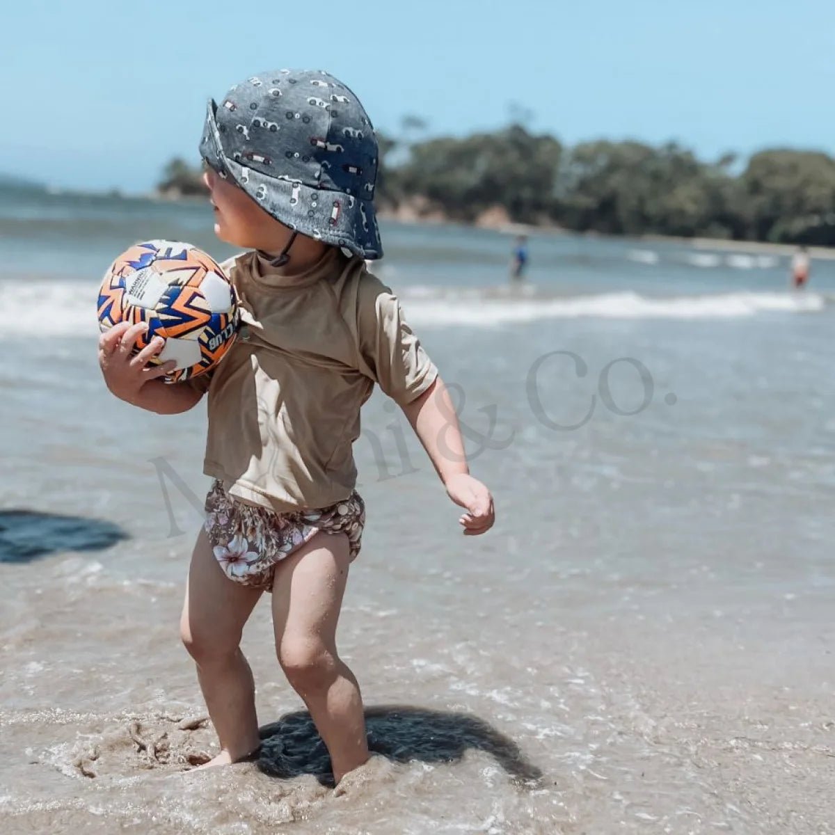 One - Size Reusable Mimi® Swim Nappy | Earth - Mimi & Co