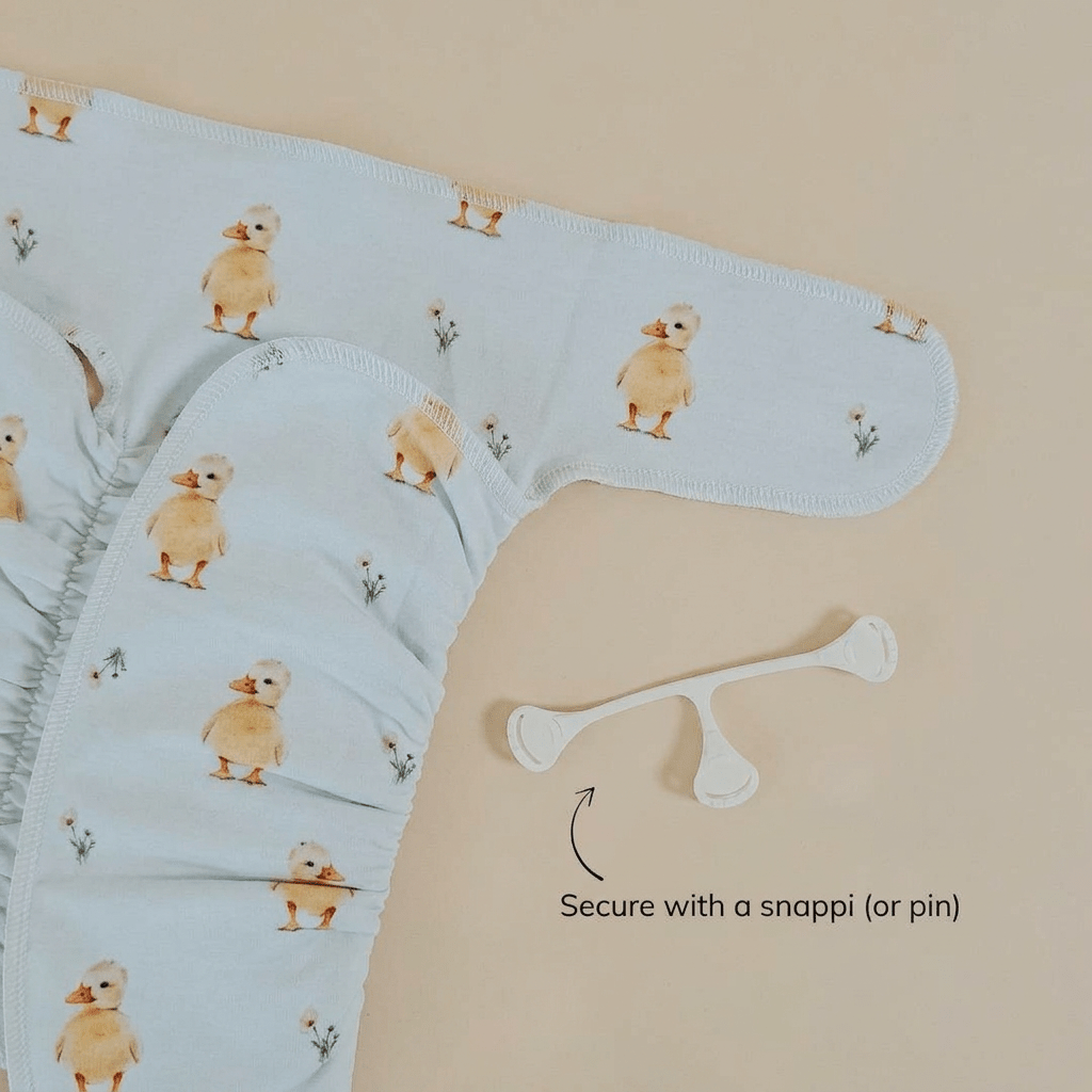 One - Size Stretchy Cotton Preflat | Baby Duck - Mimi & Co