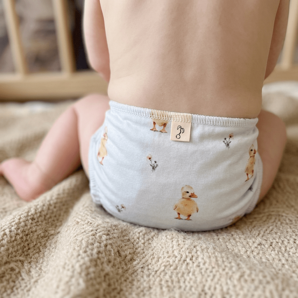 One - Size Stretchy Cotton Preflat | Baby Duck - Mimi & Co