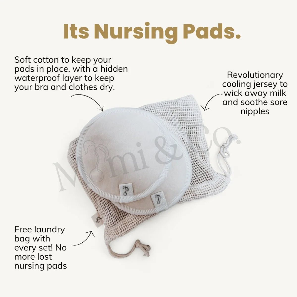 Reusable Mimi® Nursing Pads (4 Pairs) - Mimi & Co