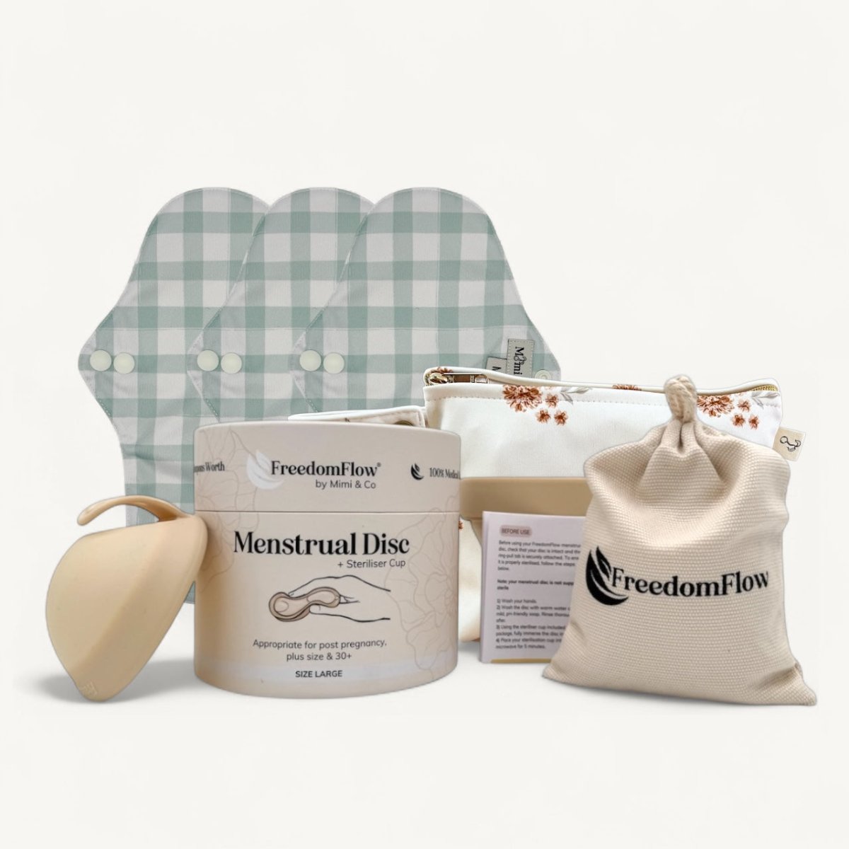 Reusable Period Starter Bundle - Mimi & Co