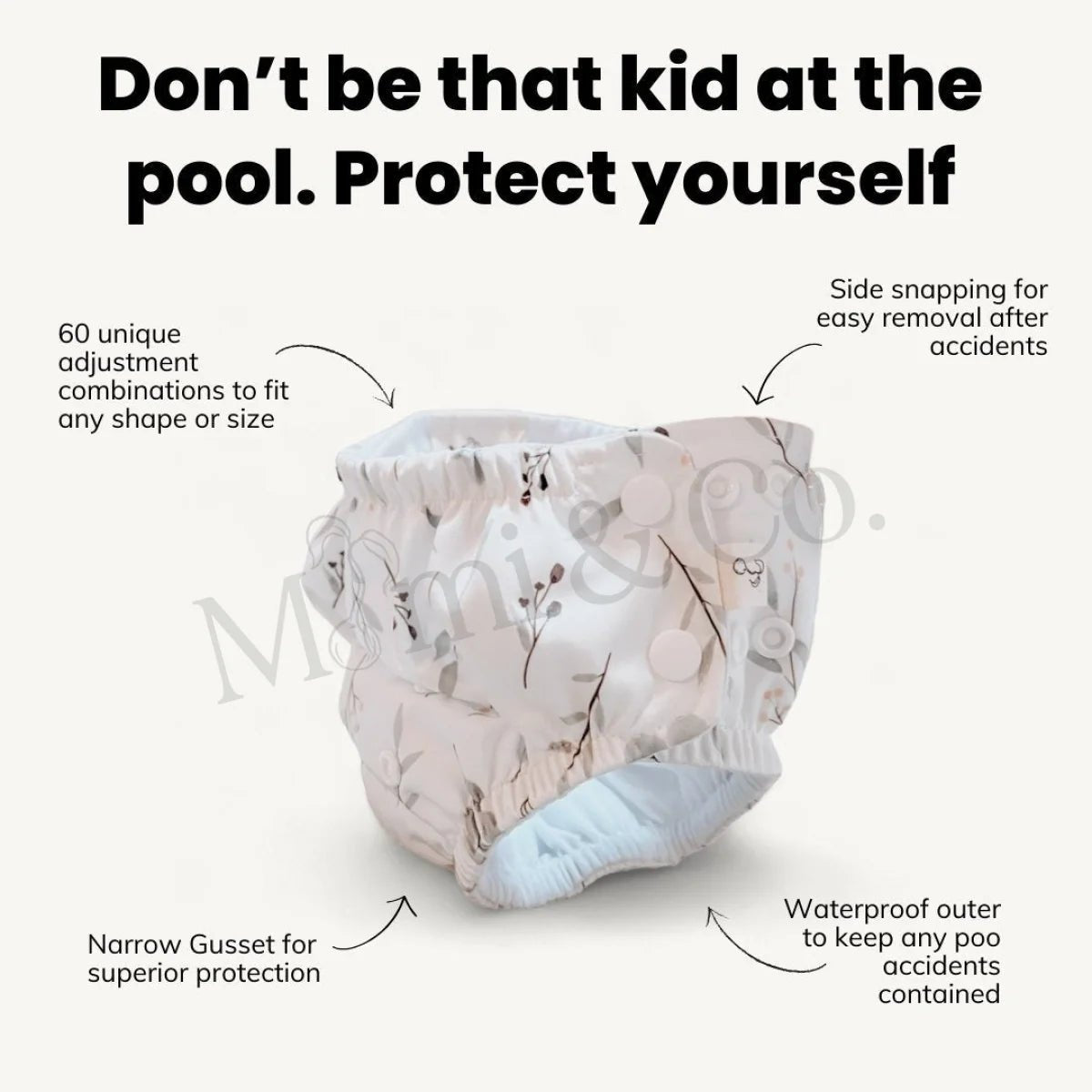 Swim Nappy Duo + Wet Bag Bundle - Mimi & Co