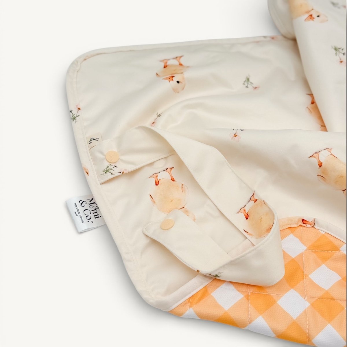 Travel Bamboo Change Mat | Baby Duck - Mimi & Co