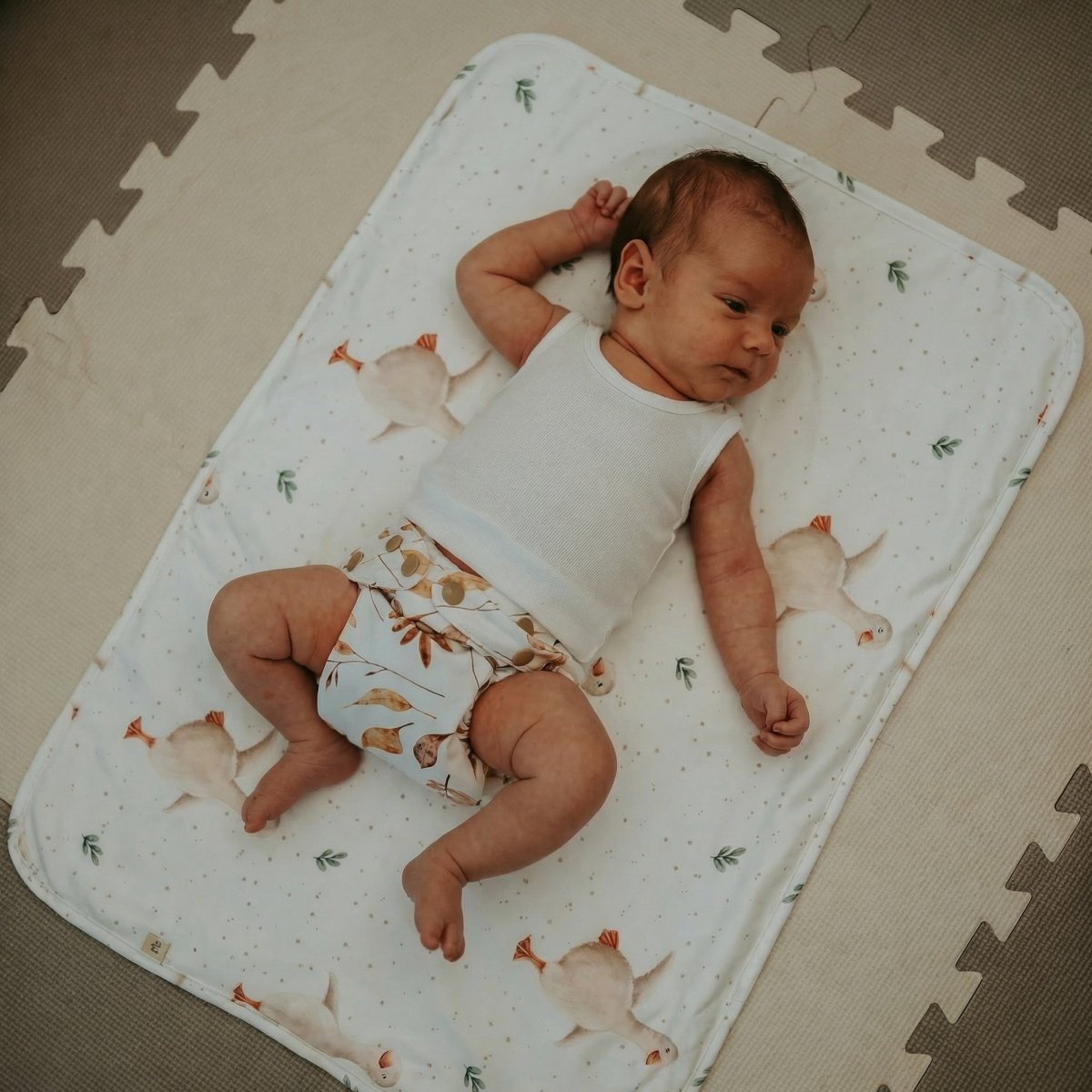 Travel Bamboo Change Mat | Goose - Mimi & Co