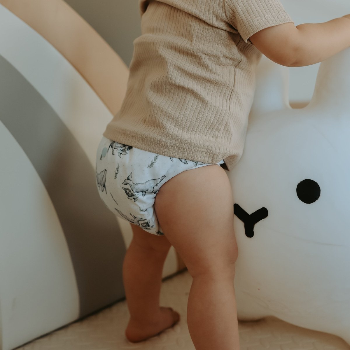 Whales 2.0 Mimi® Cloth Nappy - Mimi & Co
