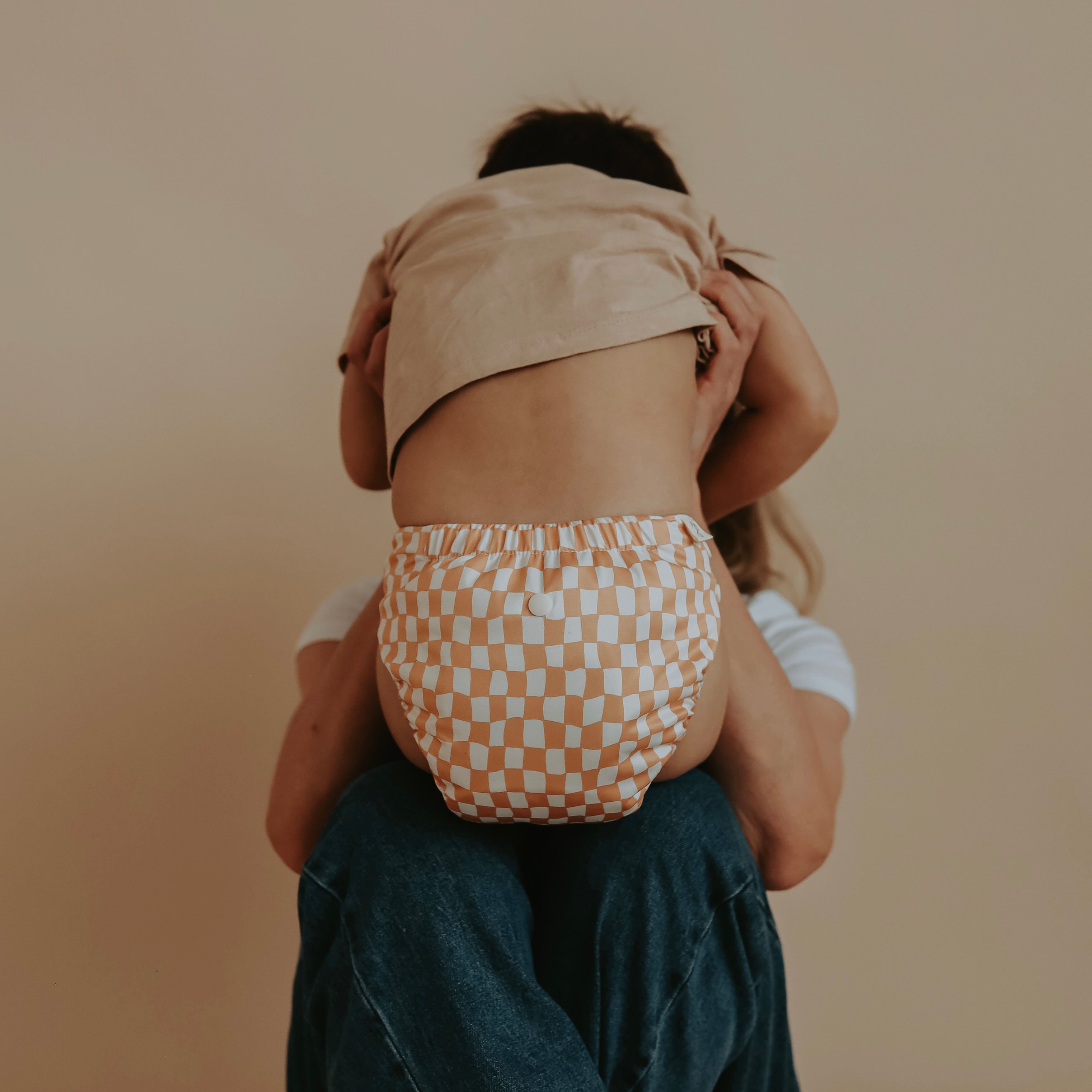 Cloud Gingham 2.0 Modern Cloth Nappy