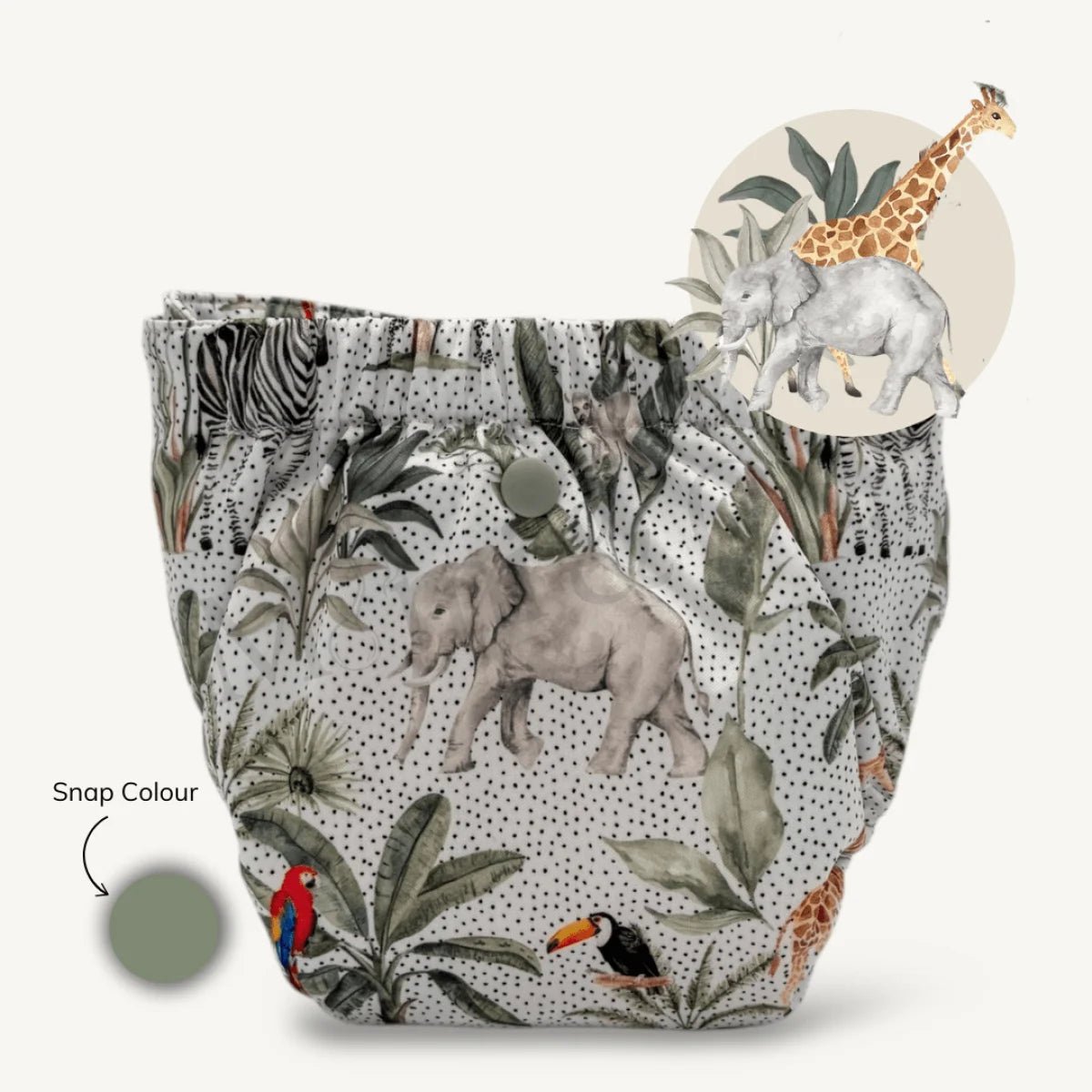 Animal Dots 2.0 Modern Cloth Nappy - Mimi & Co
