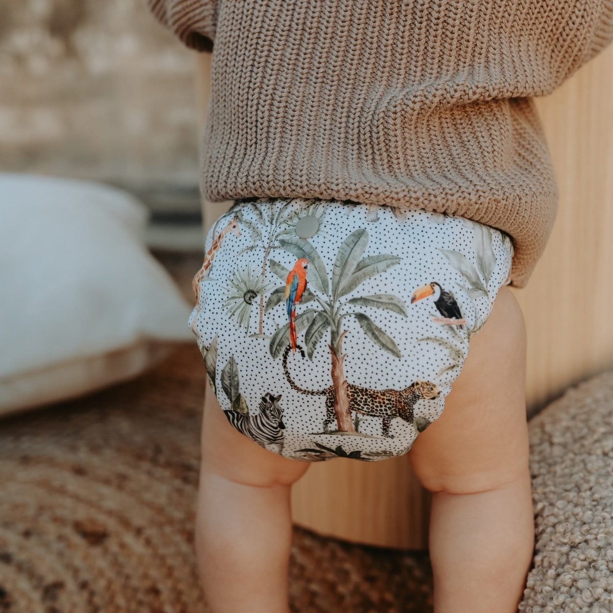 Animal Dots 2.0 Modern Cloth Nappy - Mimi & Co