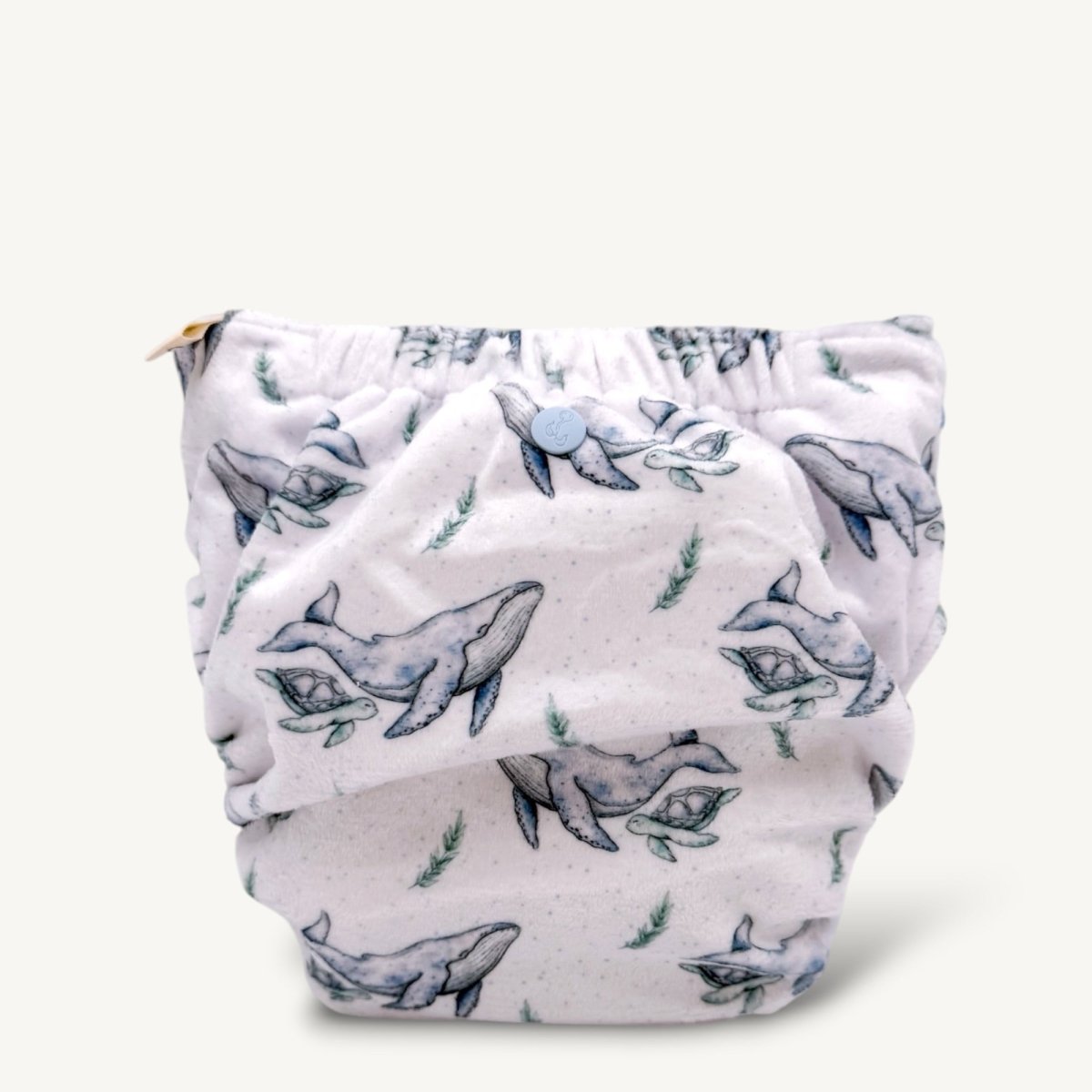 Average Wetter Night Nappy | Whales - Mimi & Co