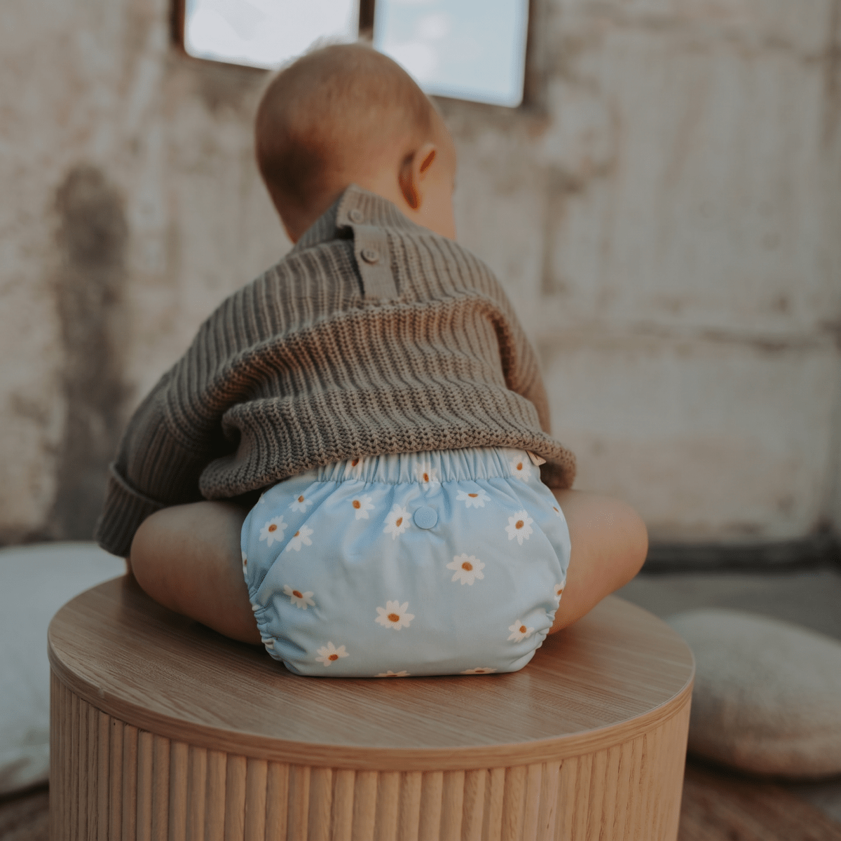 Blue Daisy 2.0 Mimi® Cloth Nappy - Mimi & Co