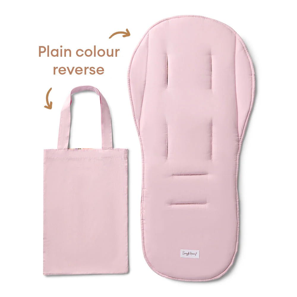 Blushing Beauty Universal Organic Pram Liner - Mimi & Co
