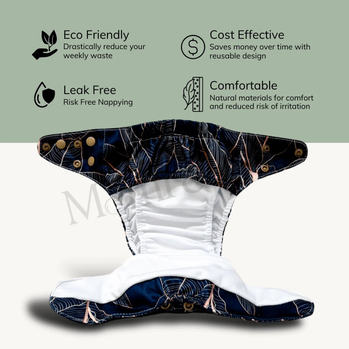 Burnside 2.0 Modern Cloth Nappy - Mimi & Co