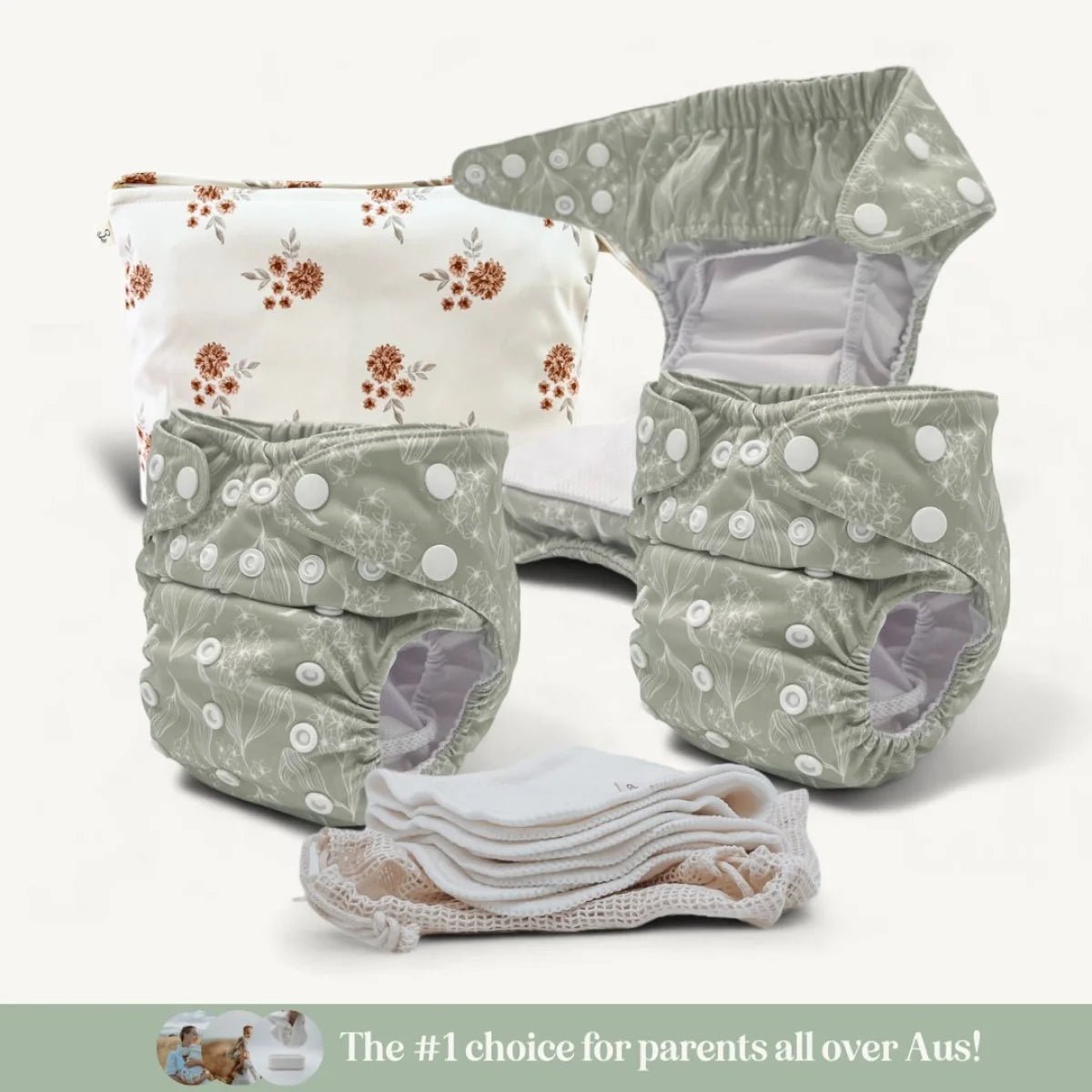 Casual Bundle (Bamboo Terry Inserts) - Mimi & Co