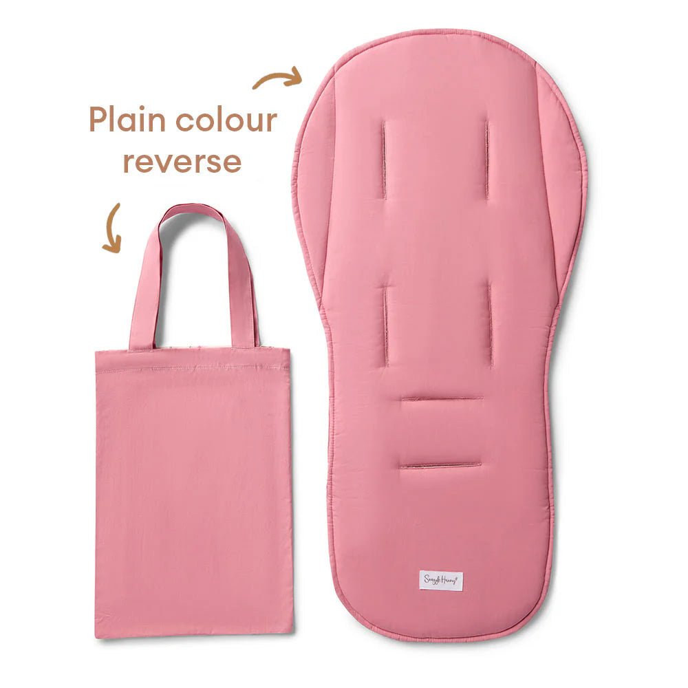 Cherry Blossom Universal Organic Pram Liner - Mimi & Co