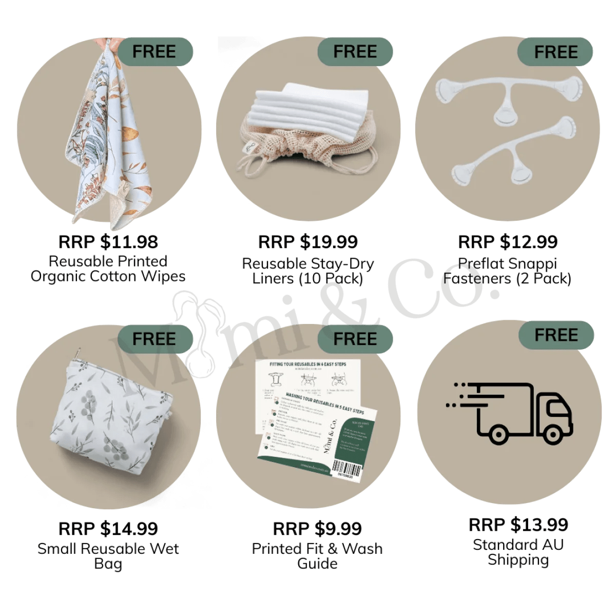 Cloth Nappy Starter Kit - Mimi & Co