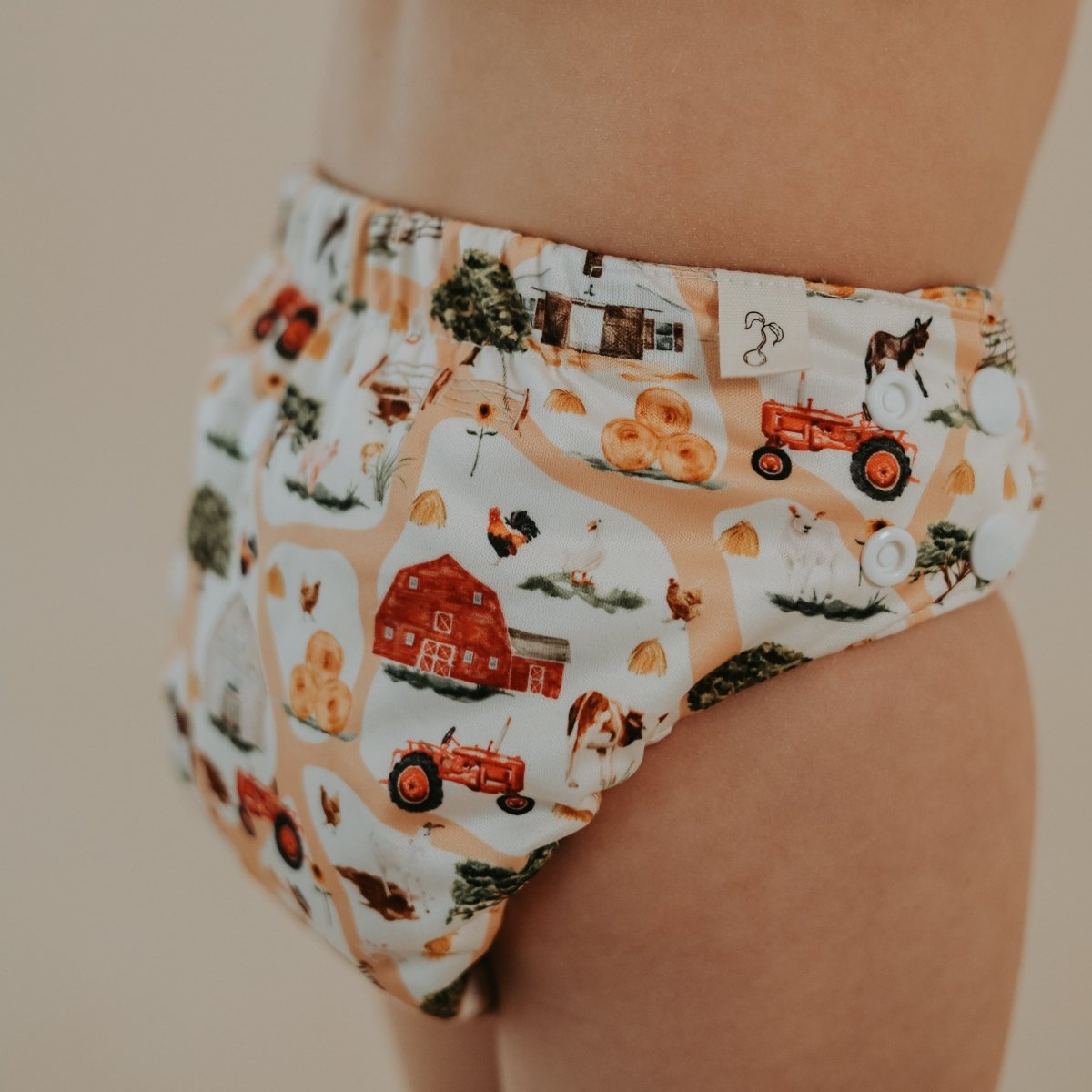 Farm Trails 2.0 Modern Cloth Nappy [Ship Oct 5 - 10] - Mimi & Co