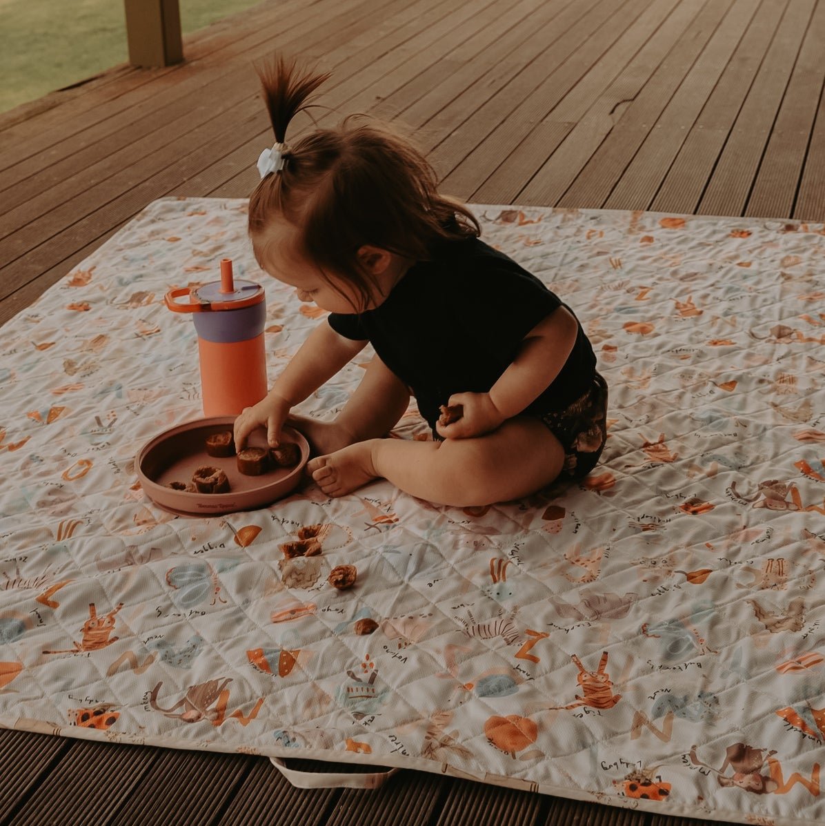 Messy Baby Play Mat | Alphabet - Mimi & Co