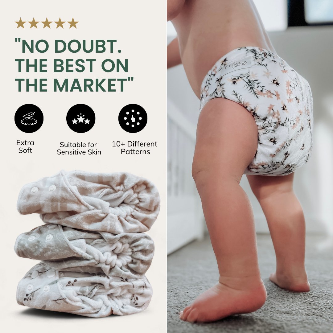 Mighty Minky Night Nappy | Bonnie - Mimi & Co