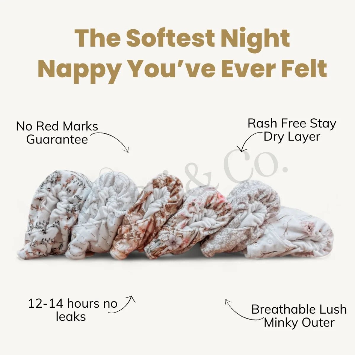 Mighty Minky Night Nappy | Nanna [Shell Only] - Mimi & Co