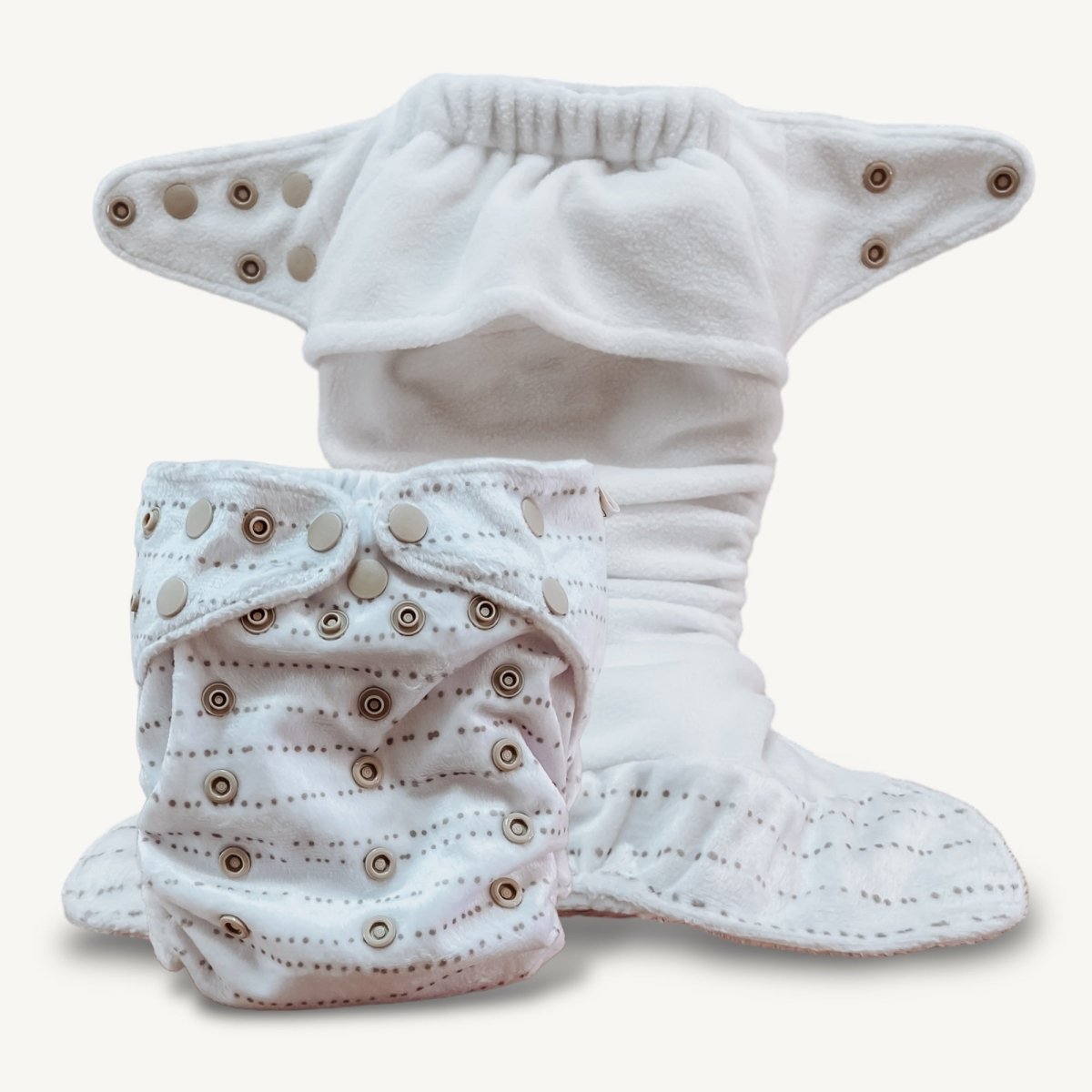 Mighty Minky Night Nappy | Pearl - Mimi & Co