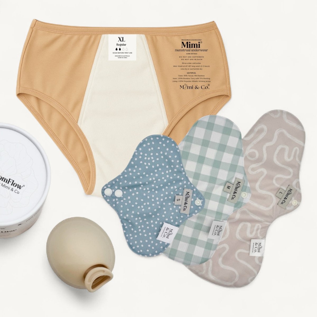 Mimi Reusable Period Trial Bundle - Mimi & Co