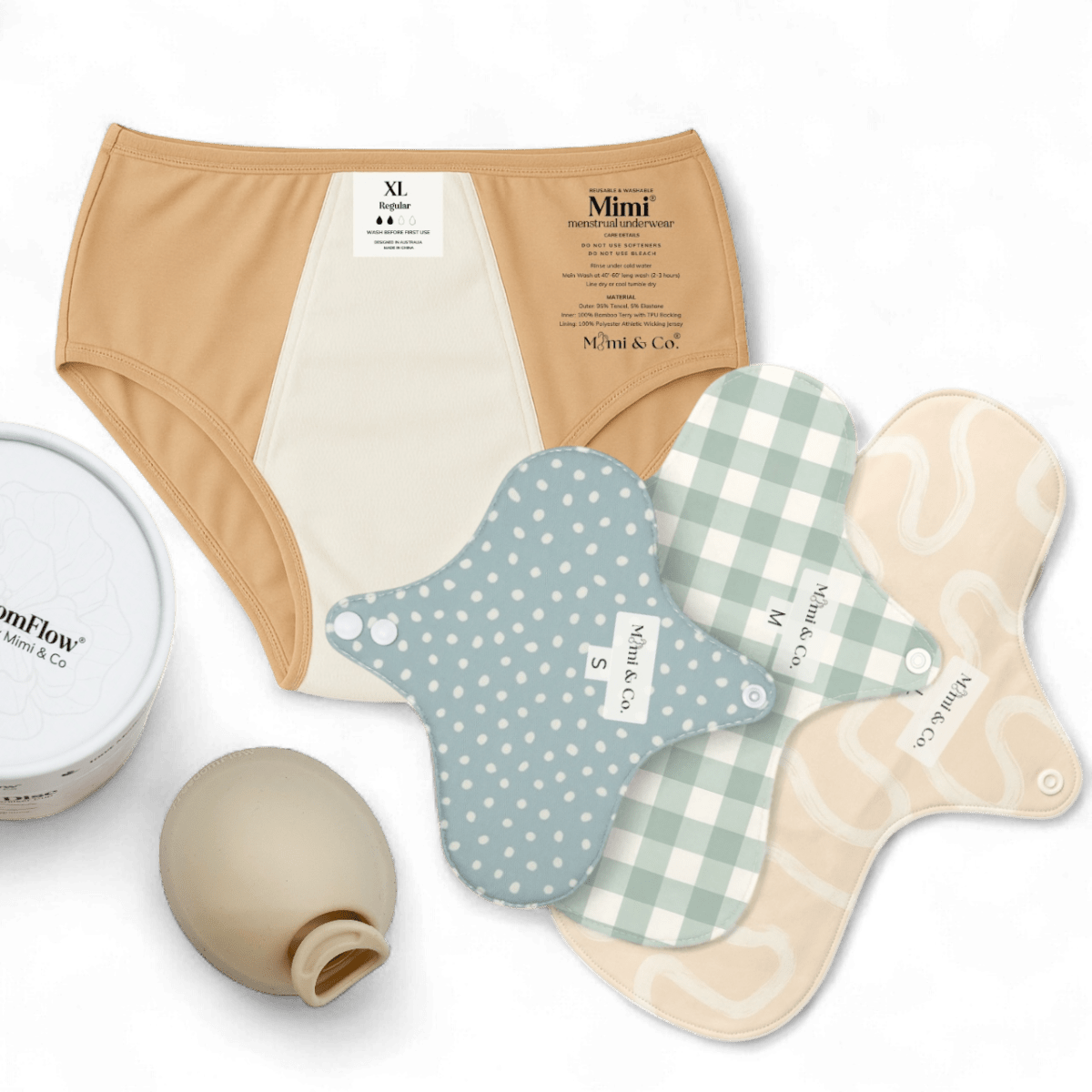 Mimi Reusable Period Trial Bundle - Mimi & Co