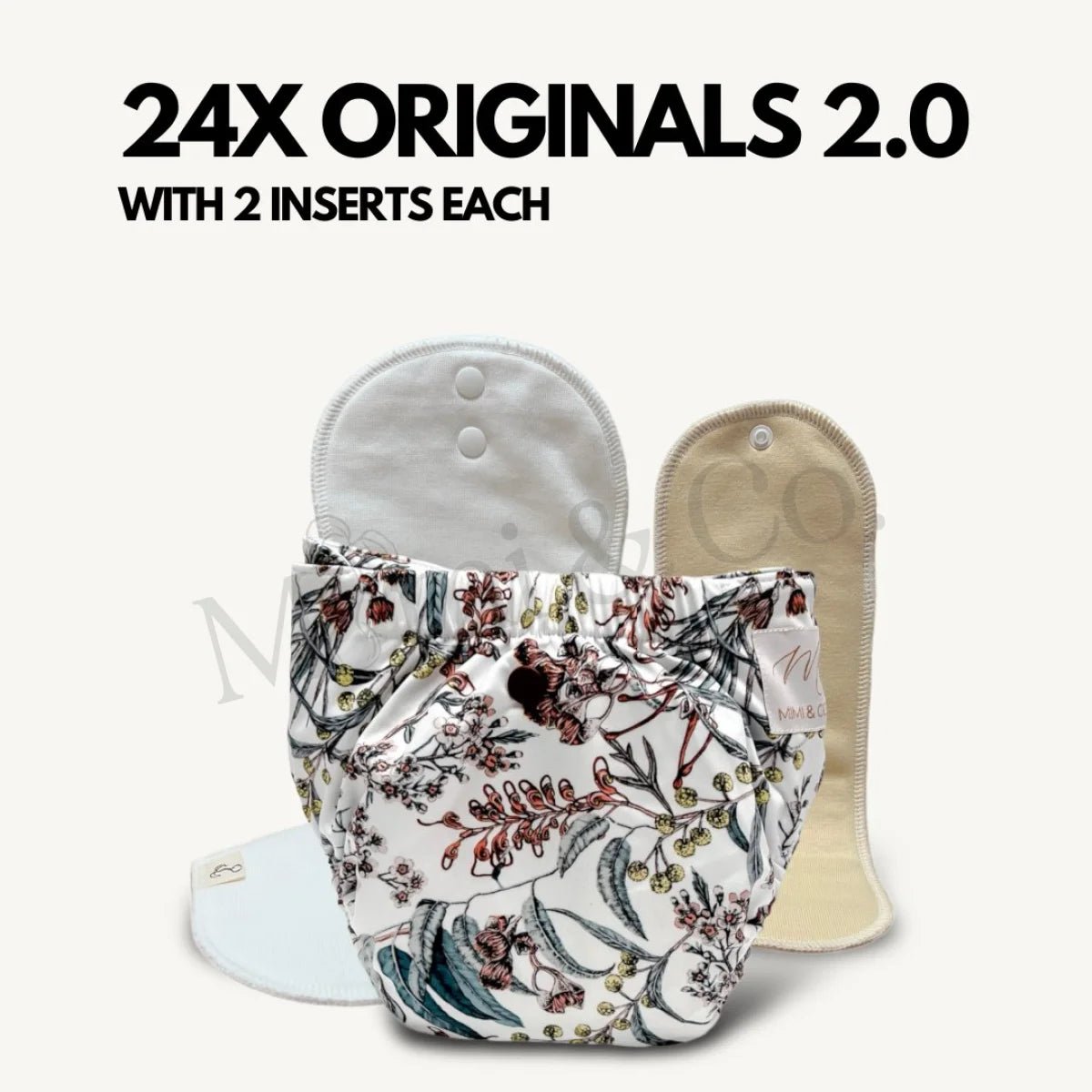 Modern Cloth Nappy - 24 Bundle & Save - Mimi & Co