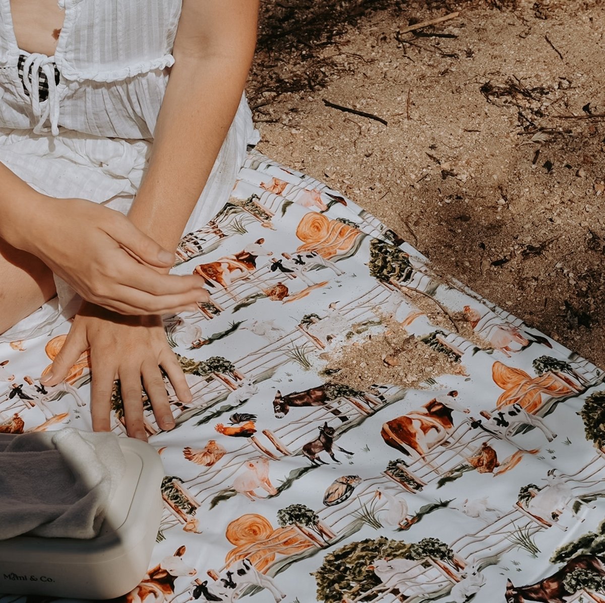 NEW! Messy Baby Play Mat | Picnic Time - Mimi & Co