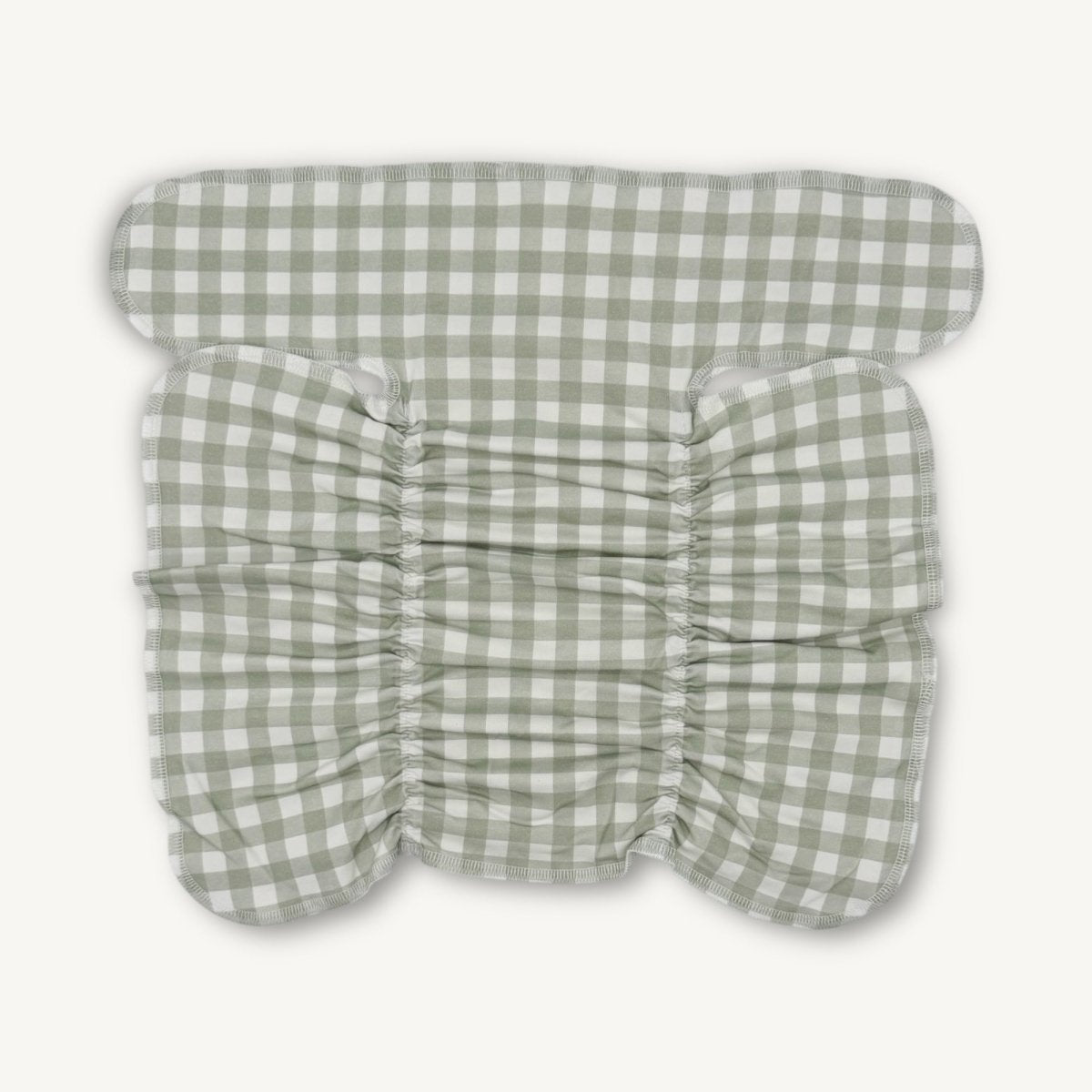 Newborn Cotton Preflat | Green Gingham [Ships March 14th] - Mimi & Co