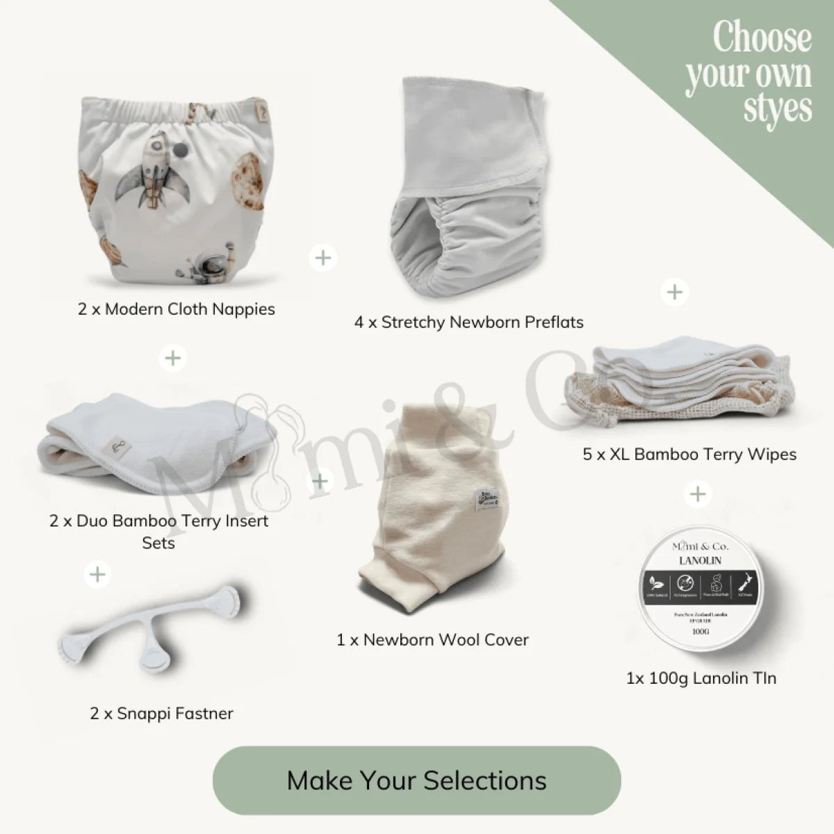 Newborn Starter Bundle - Mimi & Co