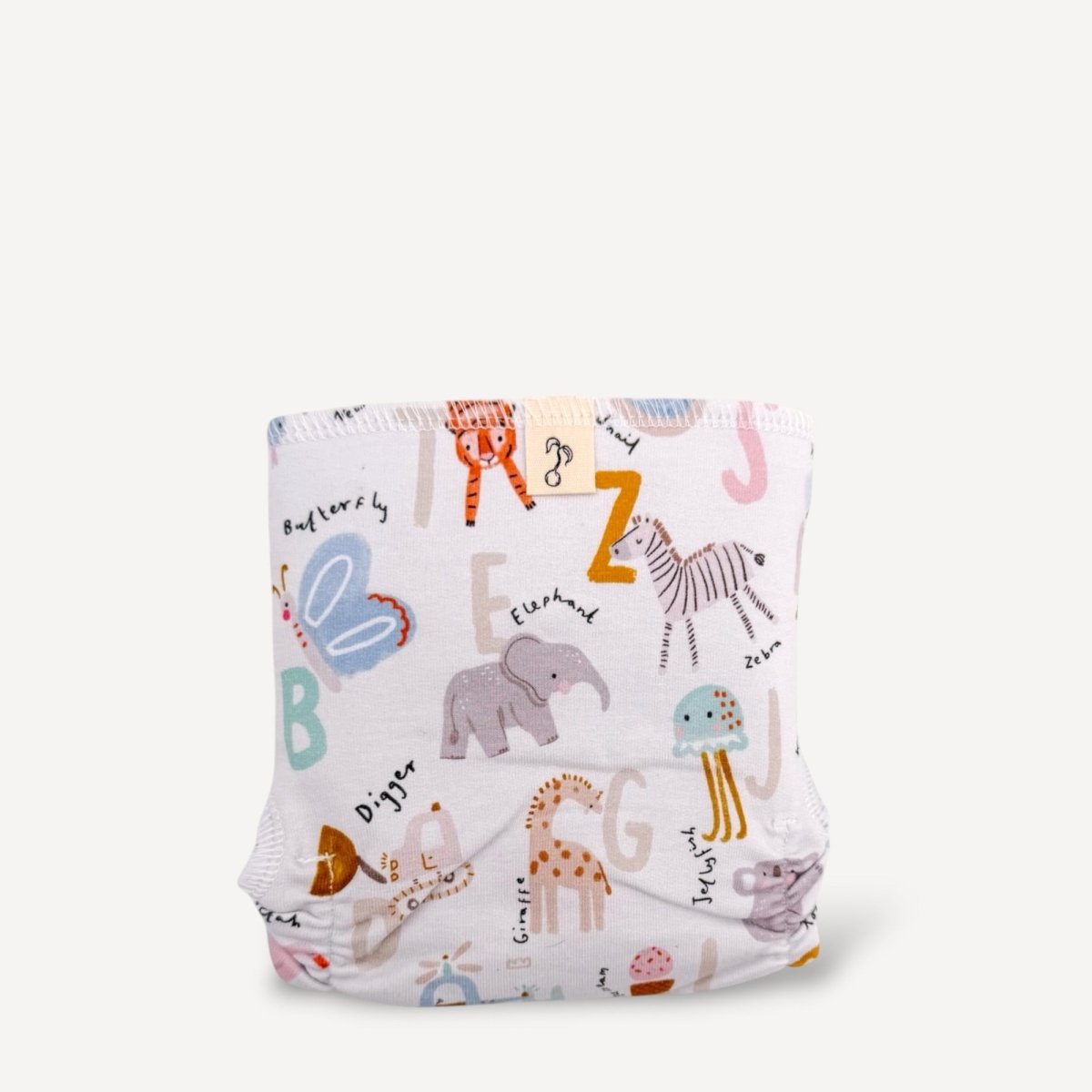 Newborn Stretchy Cotton Preflat | Alphabet - Mimi & Co
