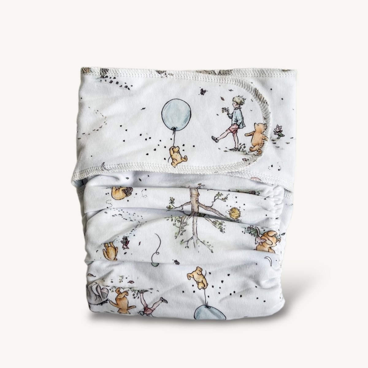 Newborn Stretchy Preflat | Pooh Family - Mimi & Co