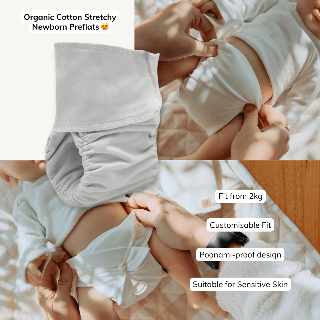 Newborn Stretchy Preflat [PreOrder] - Mimi & Co