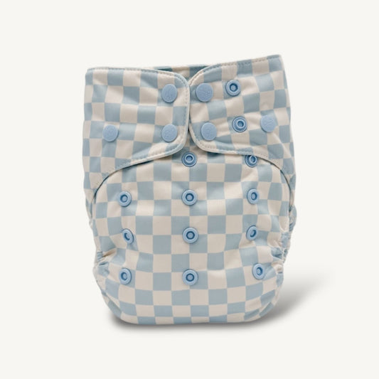 One Size Fits Most Wipeable Cover | Blue Dusk - Mimi & Co